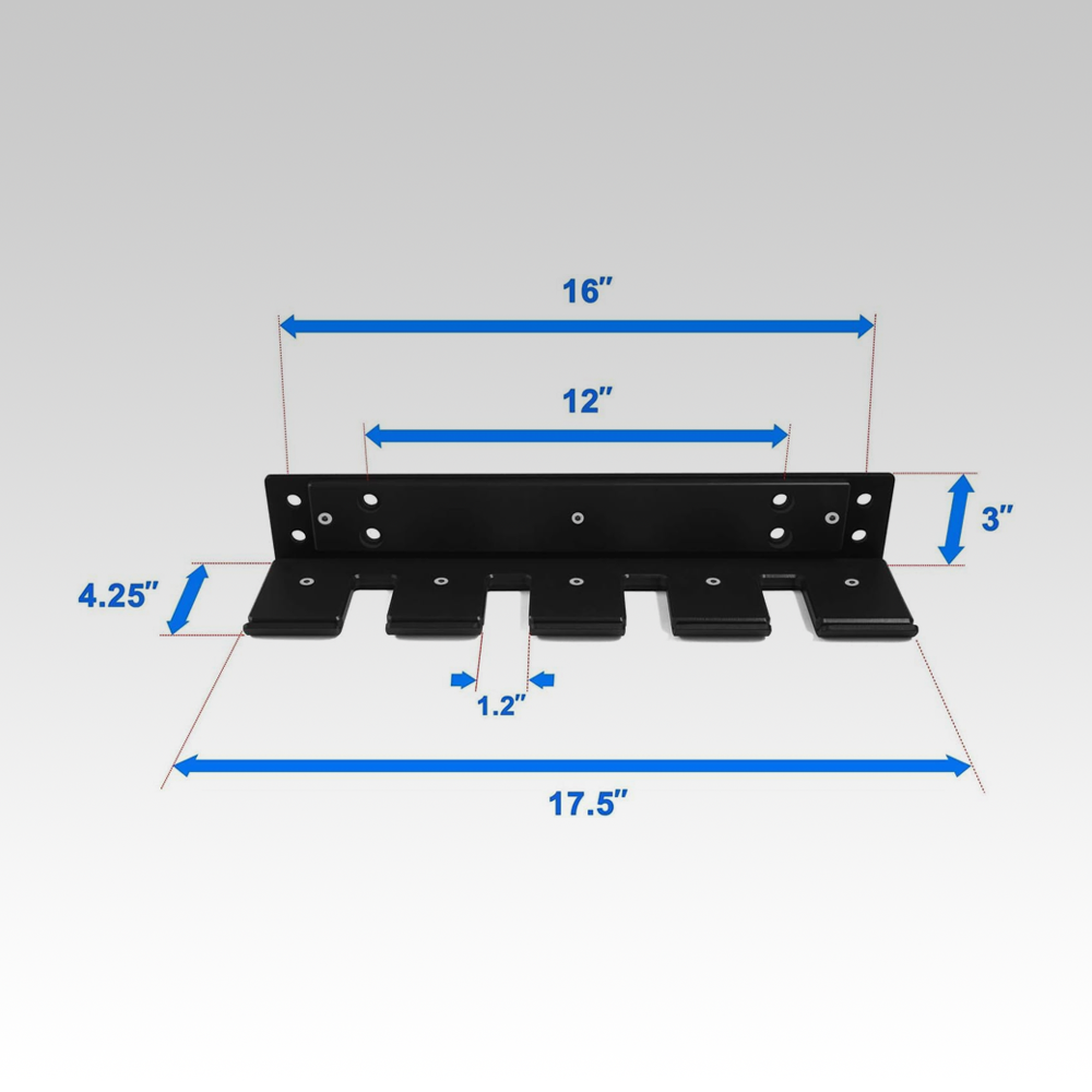 Vertical Wall Mounted Barbell Rack