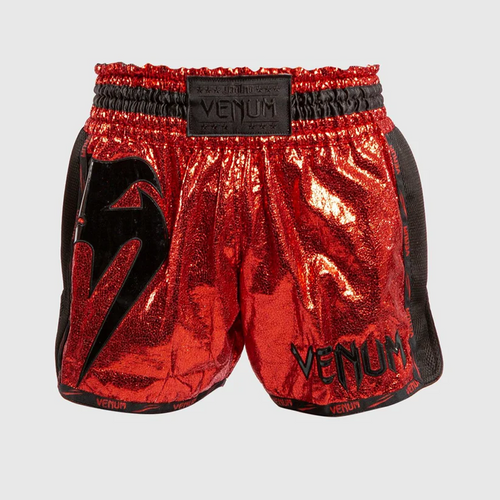 Venum Foil Muay Thai Shorts - red/Black