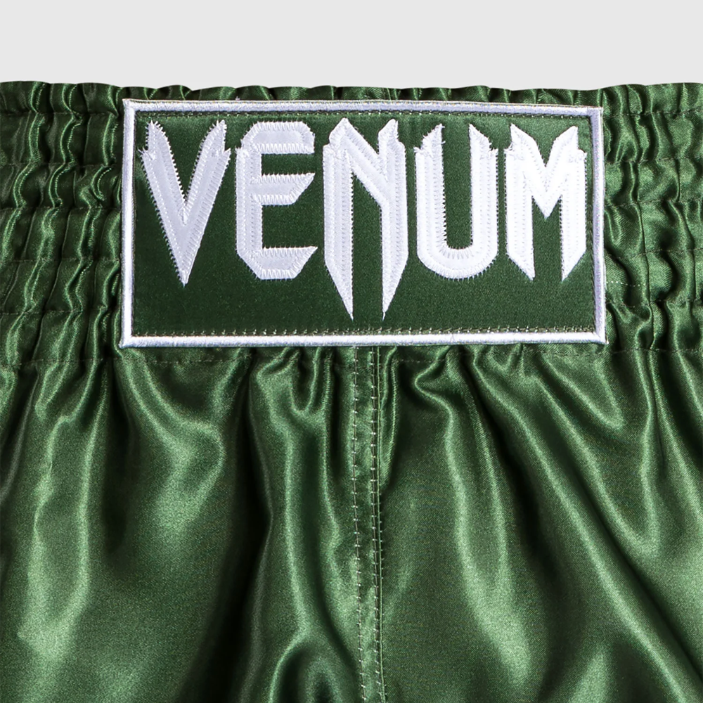 Venum Classic Muay Thai Shorts - Khaki/White