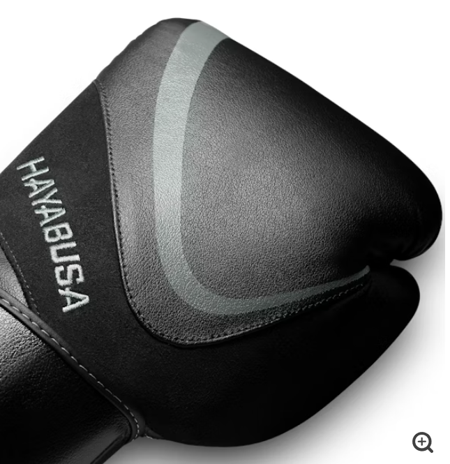 Hayabusa H5 Boxing Gloves 12oz | Black/Grey